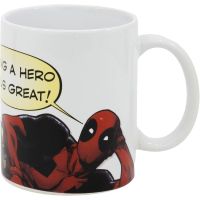 taza deadpool feels great marvel ceramica 325 mls