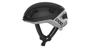 Casco de carretera poc omne lite negro blanco