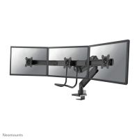 brazo de monitor neomounts nm-d775dx3black para 3 monitores 17-27 resorte de gas negro