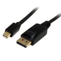 cable adaptador mini displayport a displayport de 3 metros - macho a macho 4k