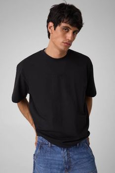 Camiseta Con Logotipo Bordado