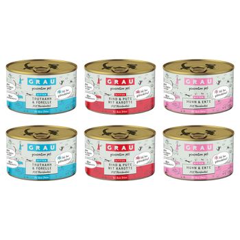 GRAU Kitten - Pack Mixto - 6 x 200 g (3 variedades)