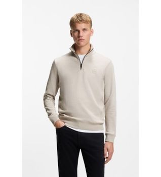 BOSS para hombre. 50468926 Sudadera Felpa Algodón beige (XXL), Casual