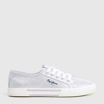 Pepe Jeans Zapatillas Brady Party Plata PLS31439-934