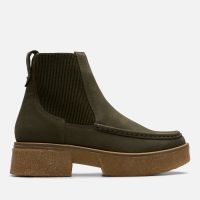 clarks womens linoso top nubuck chelsea boots - uk 4