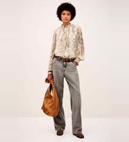bash para mujer 1h25sham blusa shamy beige 34 casual viscosa