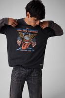 camiseta estampada gj x rolling stones