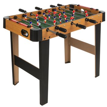 CB Games - Futbolín para niños, estructuras madera resistente, con marcadores manuales, 2-4 jugadores, distintos tamaños, futbolines, fútbol infantil, juguetes para niños, juegos de mesa, recreativos