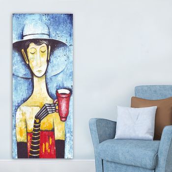 Pintura Decorativa Lienzo Dky232607913_50120 Multicolor 50x120