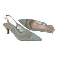 shoes zapatos de tacon salon destalonado regilla mini tacon para mujer