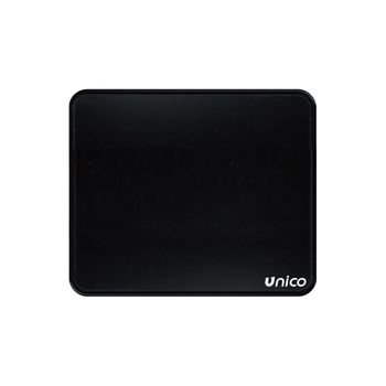Alfombrilla de Ratón para Juegos UNICO 220*180*2mm, Superficie de Tela, Base de Goma Antideslizante, Alfombrilla de Ratón Negra Ultra Suave, Alfombrilla de Escritorio para Juegos, Compatible con RoHS