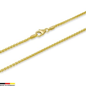 Pulsera singapur oro de 14 quilates 18,5cm