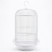 jaula redonda para pajaros pequenos y medianos con comederos y accesorios - color aleatorio - maxia market