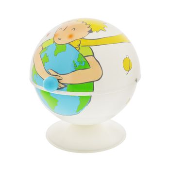Bola  azucarero  le petit prince terre metal  13 x 13 x 14 cm