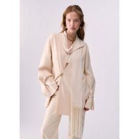 liu jo chaqueta de punto cardigan con botones joya para mujer