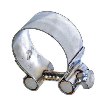 Abrazadera de tubo de escape 43-46mm cromo