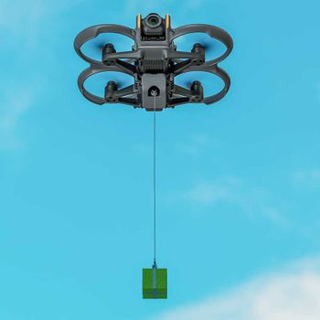 Sistema Airdrop de 12KM para DJI Avata 2, accesorios para drones, lanzador, dispositivo de transporte de gotero de carga útil