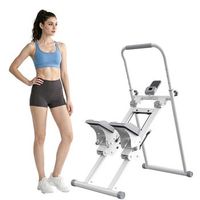 formill qk-7906 escaladora blanca con bandas elasticas manillar de tres niveles pedales ajustables y pantalla