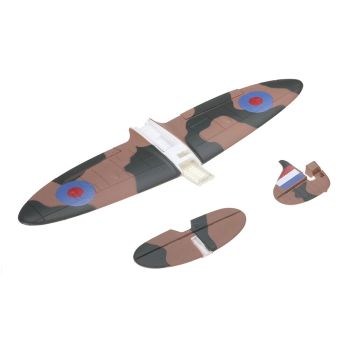 Cada Spitfire Brushless 487mm avión RC Piezas de repuesto Ala principal y ala de cola