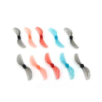 8 pares de hélices Gemfan de 45 mm con 2 palas,agujero de eje de 1 mm / 1.5 mm para drone RC Tinywhoop FPV Racing de 80-