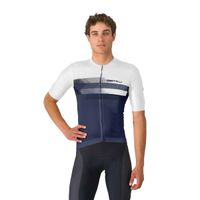 maillot castelli simbolo azul blanco talla s