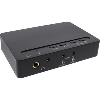 Convertidor de Audio InLine 66670B Mini-USB Negro