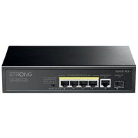 switch strong sw5011poe 6 puertos gigabit poe vlan sobremesa o mural