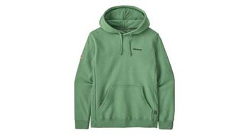 Sudadera unisex patagonia fitz roy icon uprisal hoody verde