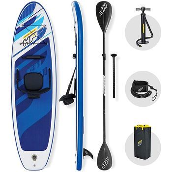Tabla De Paddle Surf Hinchable Oceana Convertible Con Bomba Manual Bestway Hydro-force