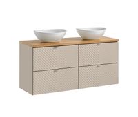 mueble doble lavabo 120cm manoa cachemira y madera