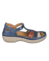 de laura azana sandalias planas laura azana 11987 mujer marino azul