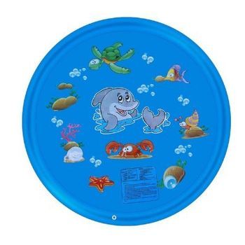 Colchón De Sprinkler Inflable Para Niños Pvc Piscina Azul 1,7m