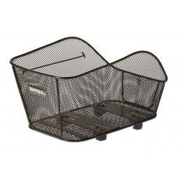 Basil Cesto Trasero Icon M Sistema Wsl Malla Acero Negro 26l (40x33x25 Cm)