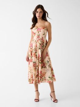 Vestido Maxi Con Estampado Floral
