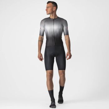Castelli Aero Race 6.0 Jersey - S - Light Black/Dark Gray