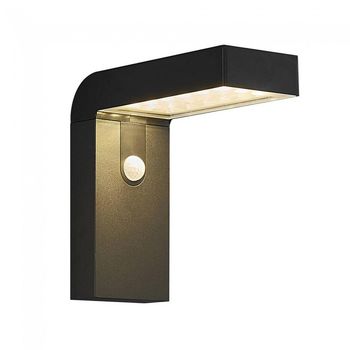 Aplique exterior led solar con sensor alya (5w)