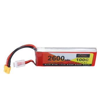 Batería LiPo ZOP Power 11.1V 2600mAh 100C 3S con enchufe XT60 para RC Drone