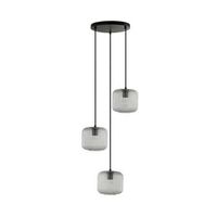 lampara colgante de cristal lily - transparente