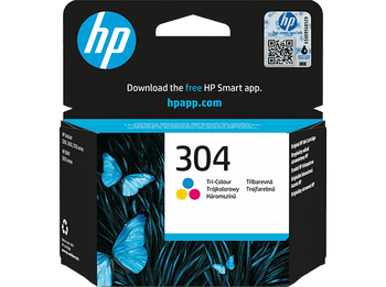 Cartucho de tinta - HP Original 304, Tricolor, N9K05AE