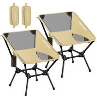sillas de camping bajas con respaldo plegable y altura ajustable marron  2
