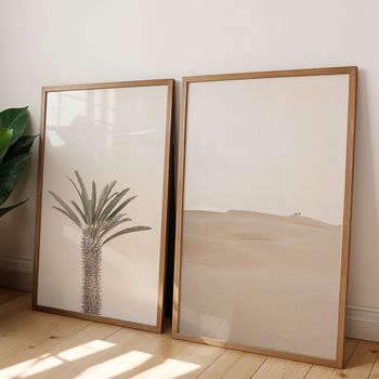 Set de 2 cuadros 128, marco negro, 30x40 cm
