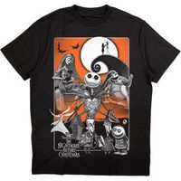 nightmare before christmas camiseta ro3885 para hombre