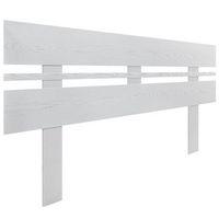 dhome cabecero blanco rustico 160cm horizontal estilo ancho con patas madera reciclada dm herrajes incluidos 160cm horizontal ancho blanco rustico
