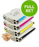 compatible multipack lexmark c720 printer toner cartridges 4 pack -15w0903