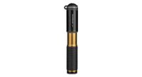 bomba de mano topeak racerocket mini  max  120 psi   8 bar  oro