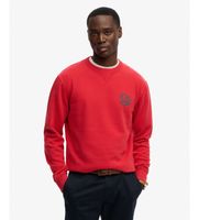 superdry para hombre m2014491a sudadera merchant rojo m casual algodon