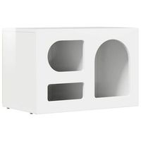 mueble de tv elst 60 x 35 x 40 cm brillante vidaxl