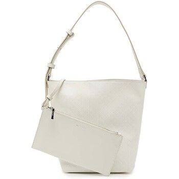 Calvin Klein Jeans Bolso de mano Emblem Aop Medium Bucket para mujer