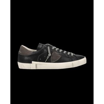 Philippe Model Deportivas Moda PRLU VZ10 PRSX LOW MAN-VEAU CERF NOIR MUD para hombre