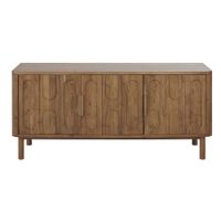 aparador de acacia maciza de 165 cm